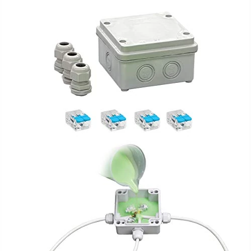 Limited-time offer: Arnocanali GL-BOX100 Two-Component Rubber Insulating and Sealant Kit with Junction Box and Cable Glands, Multi-Colroe from 20.95 £ to 20.95 £ (save 0.00%)