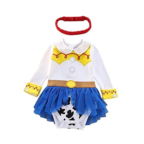 Lito Angels Vestito da Principessa Jessie Pagliaccetto per Bimba Bambina, Bebè Body Tutina con Fascia, Taglia 18-24 Mesi