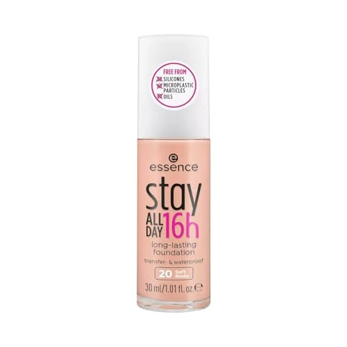 Tijdelijke aanbieding: essence foundation stay ALL DAY 16h langhoudende, kleurcorrigerend (30ml) van 3.80 € naar 3.80 € (0.00% korting)