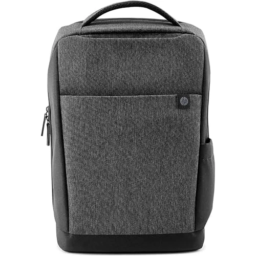 Offerta a tempo: HP Renew, Zaino per Notebook Fino a 15.6”, Creato con Materiale Reciclato, Scomparto Computer o Tablet Dedicato, Tasche Interne ed Esterne Imbottite, Spallacci Regolabili, Impermeabile, Grigio - 27% da 32.99 € a 23.99 €