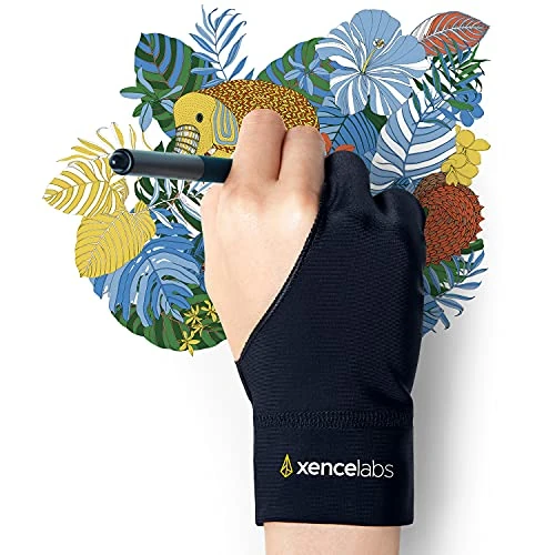 Oferta limitowana: XENCELABS, Rękawica artystyczna, rękawica do rysowania lewa prawa ręka do tabletu do rysowania, rękawica na 2 palce do rysowania czarna rozmiar M z 41.99 zł na 41.99 zł (oszczędź 0.00%)