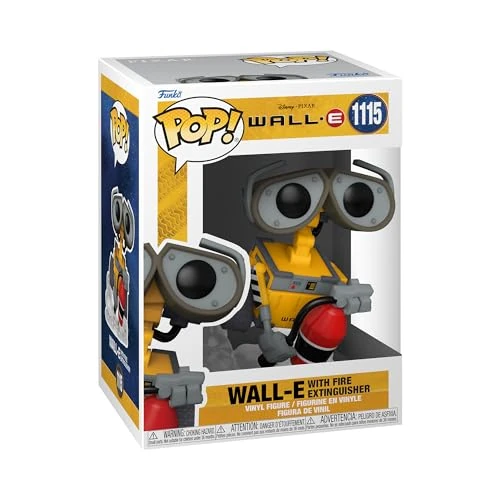 Offerta a tempo: Funko POP! Disney: Pixar - Wall-E - Wall-E with Fire Extinguisher - Figura in vinile da collezione - Idea regalo - Prodotto ufficiale - Giocattoli per bambini e adulti - 63% da 16.00 € a 5.90 €