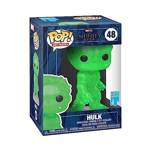 Funko Pop! Artist Series: Marvel Infinity Saga - Object - Hulk - Grün - Vinyl-Sammelfigur Inklusive Premium-Kunststoffschutz-Box - Geschenkidee - Offizielle Handelswaren - Modellfigur Für Sammler