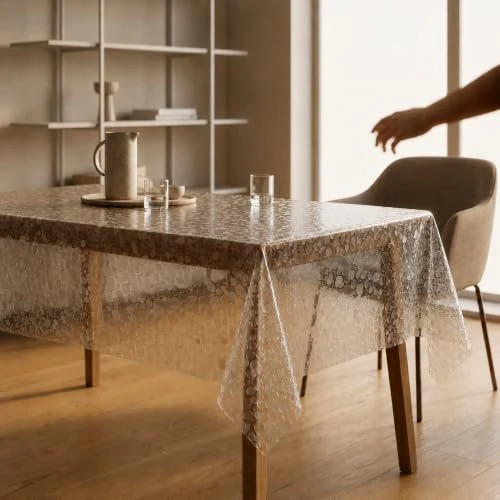 Offerta a tempo: Home Direct Tovaglia da Tavola in PVC, Trasparente, plastificata, Proteggi tavolo, Rettangolare 140 x 180cm - 0.00% da 16.95 € a 16.95 €