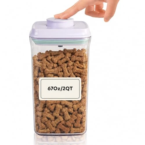 Offre limitée : iChewie - BopTop (1 Pièce) Récipient hermétique pour le stockage des aliments - Boîte à joint mécanique en silicone - empilable sans BPA - 2000ml de 24.95 € à 24.95 € (0.00% de remise)