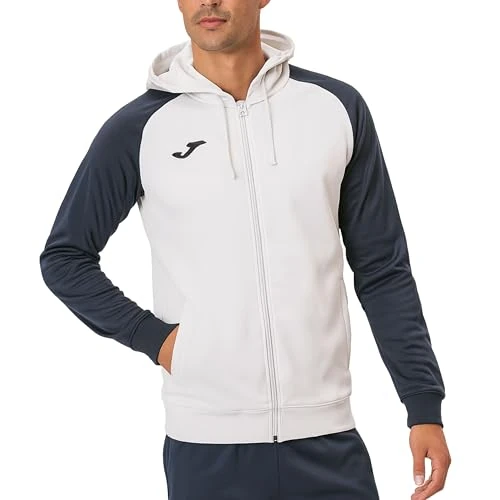 Limited-time offer: Joma Men's Academy Iv Hooded Sweatshirt, White-Marine, XXXL from 25.47 GBP to 25.47 GBP (save 0%)
