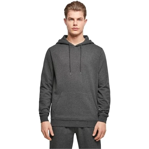 Build Your Brand Men's Hoodie, charcoal, M