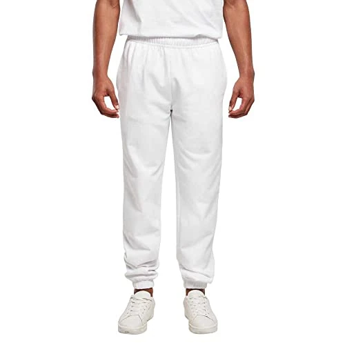 Build Your Brand Pantaloni Sportivi Basic Uomo, Bianco, L