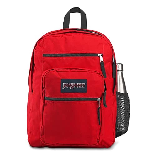 Limited-time offer: JANSPORT BIG STUDENT Large Backpack, 15 inch laptop compartment, Red Tape (Red) from 52.00 GBP to 41.66 GBP (save 20%)