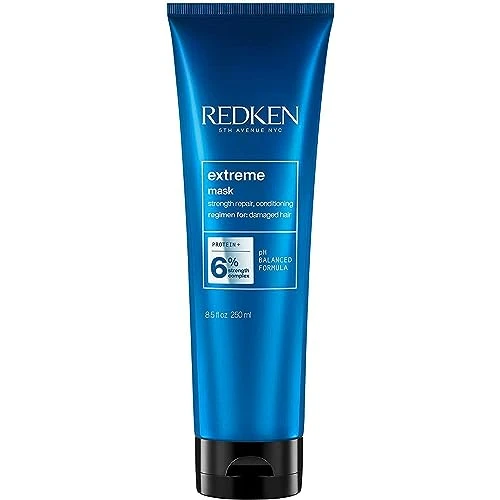 Redken, Masque Réparateur Intense pour Cheveux Abimés, Riche en Protéines, Extreme, 250 ml
