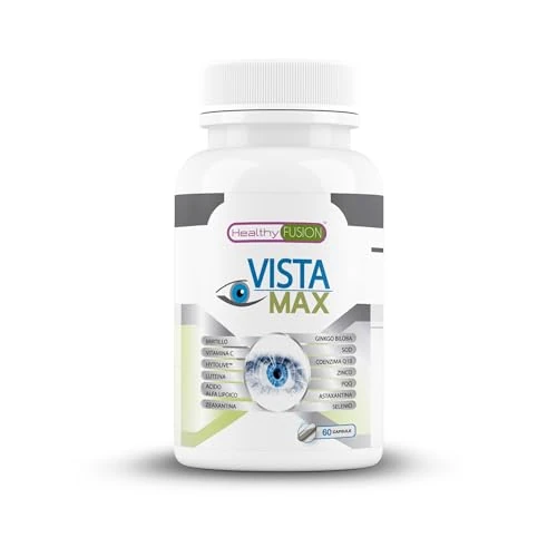 Healthy Fusion Integratori Occhi Con Luteina E Zeaxantina | Potente Ottimizzatore E Protettore Della Visione | Trattamento della salute degli occhi | 60 capsules