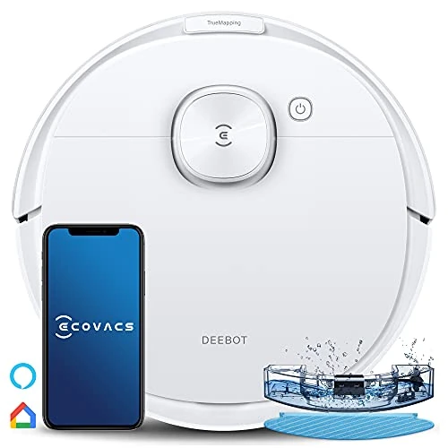 Offerta a tempo: ECOVACS Robot aspirapolvere DEEBOT N8, 2-in-1 Aspira e Lava,modalità Max+,2300 Pa, Pulizia Personalizzata,Mappatura multilivello, Barriere virtuali, Controllo App & Alexa… - 48% da 399.00 € a 208.23 €