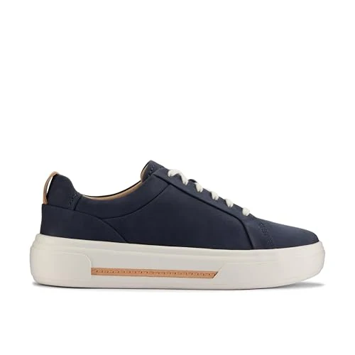 Clarks Femme Hollyhock Walk Basket, Navy Nubuck, 40 EU