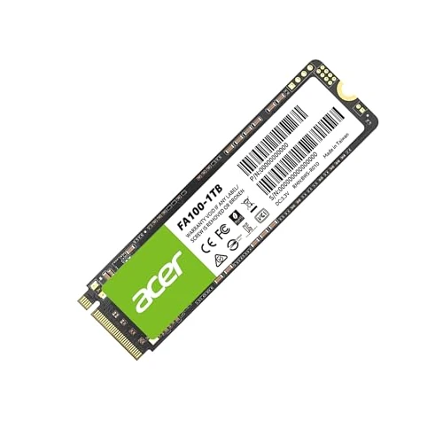 Offerta a tempo: Acer FA100 SSD M.2 2280 PCIe Gen3 x4 NVMe 1TB HMB+SLC - 0.00% da 142.99 € a 142.99 €
