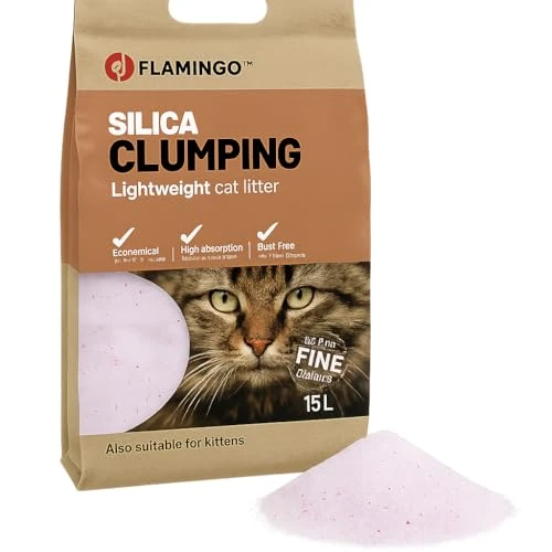 Offerta a tempo: Lettiera per gatti – Profumo neutro – granulato di carbone – 17 l per 20 settimane – grani fini – neutralizzano gli odori sgradevoli – Dolce per le zampe, anche per i gattini - 32% da 38.79 € a 26.20 €