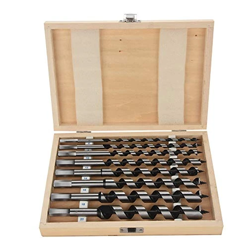 Tijdelijke aanbieding: Slangenboorset, 8-delig Houtboorset slangenboor spiraalboor hout spiraalboor-set voor metaal accessoires slagboormachine (6, 8, 10, 12, 14, 16, 18, 20 mm) van 25.00 € naar 25.00 € (0.00% korting)