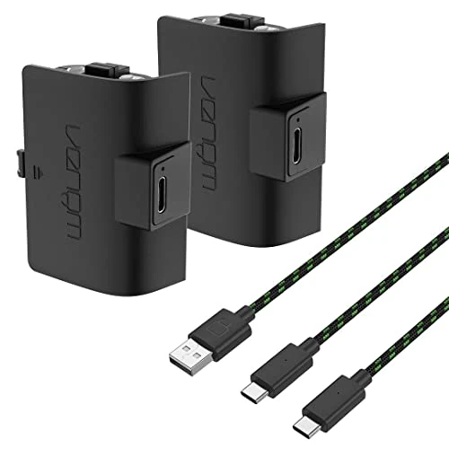 Oferta limitowana: Venom High Capacity 1100mAh Rechargeable Battery Twin Pack - Black (Xbox Series X & S/Xbox One) z 90.26 zł na 69.99 zł (oszczędź 22.46%)