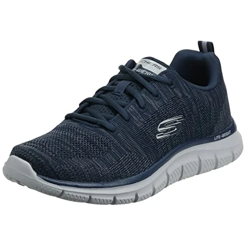 Offerta a tempo: Skechers Track Front Runner, Scarpe da Ginnastica Basse Uomo, Navy/Gray, 40 EU - 38% da 69.95 € a 43.12 €