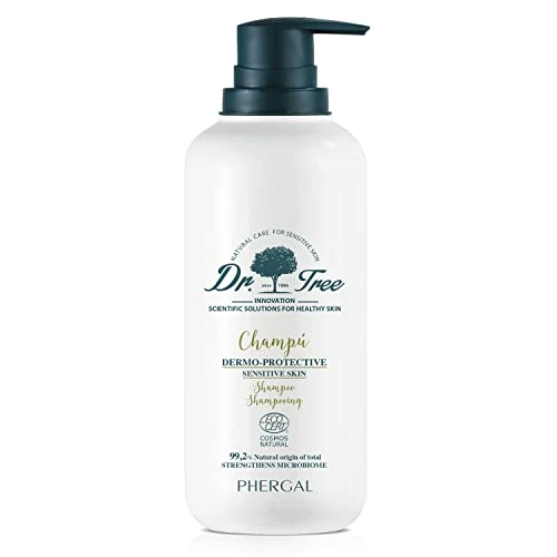Offerta a tempo: Dr. Tree | Shampoo Dermoprotettivo Cuoio Capelluto Sensibile | Ipoallergenico, Lucentezza, Forza | Flacone Airless | Senza Solfati SLE, SLS, Parabeni, Siliconi | Ingredienti Naturali | ECOCERT | 400ml - 19% da 13.72 € a 11.08 €