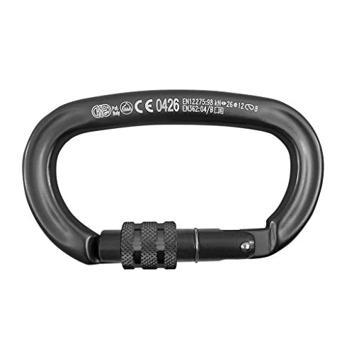 Offerta a tempo: Kong. Ovalone Alu Screw Sleeve. Moschettone Ovale in alluminio con ampia apertura. Ghiera a vite e Sistema Keylock – Certificato CE EN 362, EN 12275, UIAA ed EAC. Made in Italy. Peso 72g. 1 Unità - 16% da 13.58 € a 11.46 €