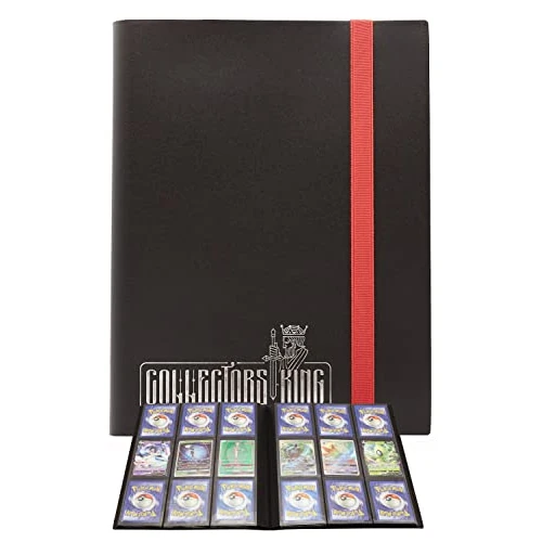 Collectors King Raccoglitore Carte Pokemon - Album Compatibile per 360 Card di One Piece Gx Ex Trainer Go, Yugioh, Mtg Magic - 9 Tasche x Pagina da 9.5x7cm