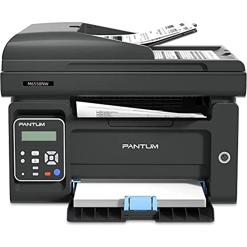 Pantum M6558NW multifunctionele laserprinter, zwart-wit, wifi, scanner afdrukken kopieerapparaat, USB Ethernet, A4, draagbaar, compact
