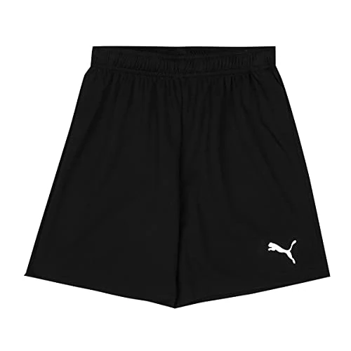 PUMA Mixte Enfant Teamrise Jr Short Décontracté, Puma Noir-puma Blanc, 164 EU