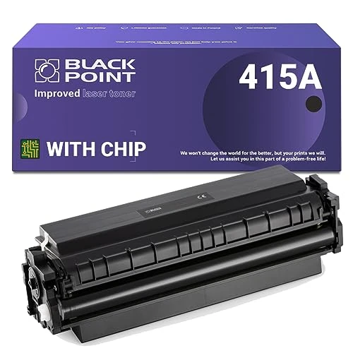 Black Point Toner Cartridge voor W2030A (HP 415A) met chip - Zwart - voor HP Color Laserjet Pro: M454dn M454dw MFP M479dw MFP M479fdn MFP M479fdw MFP M479fnw