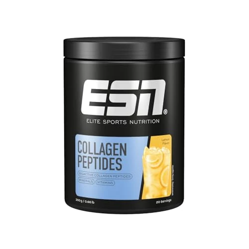 Offerta a tempo: ESN Collagen Peptides, Limone, 300 g, 20 porzioni, collagene in polvere, prodotto in Germania - 36% da 29.90 € a 19.09 €