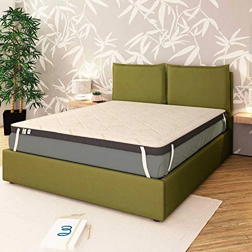 Limited offer: Baldiflex Emporio Topper Memory Foam Single Mattress 70 x 200 cm H 10 cm with Bamboo Coating from 103.20 EUR to 103.20 EUR (save 0%)