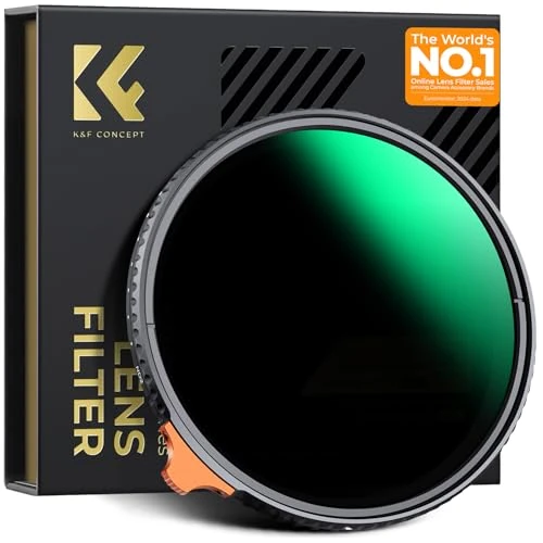 Tijdelijke aanbieding: K&F Concept Nano-X ND Variabele ND2-ND400 (1-9 Stop) Variabel Neutrale Dichtheid Filter Optisch Glas met 28 lagen Nano Coating van 97.99 € naar 97.99 € (0.00% korting)