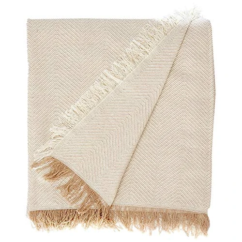 Offre limitée : Martina Home Foulard Polyvalent Spiga, 80% Coton, 20% Polyester, Brut/Beige 260L x 300W de 31.51 EUR à 28.99 EUR (remise 8%)