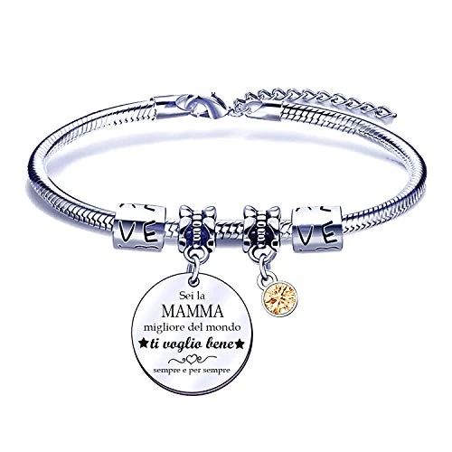 Birthday Gifts for Mom Bracelet Bracelets Son Daughter for Mom of Son Daughter for Christmas Anniversary, Mother's Day