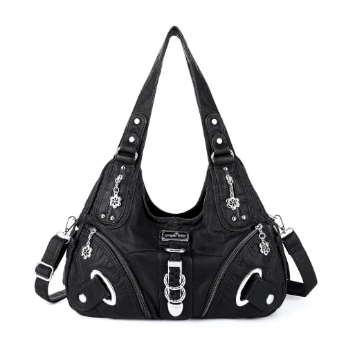 Offerta a tempo: Angel Kiss Borsa Donna PU Pelle Borse a Mano Grande Borse Tote Vintage Borsa a Tracolla - 0.00% da 48.99 € a 48.99 €