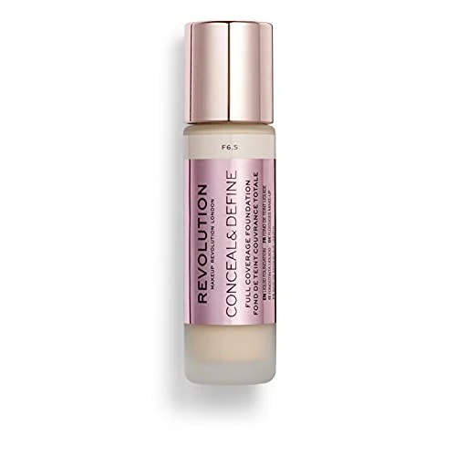 Oferta limitada: Makeup Revolution, Base de maquillaje Conceal & Define, F6.5, 23 ml de 10.00 EUR a 7.00 EUR (ahorro 30%)