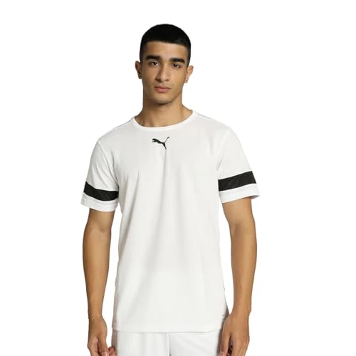 Offre limitee: PUMA teamRISE Jersey, Homme, Puma Blanc- Puma Noir- Puma Blanc, S de 17.95 EUR a 10.99 EUR (economie 39%)