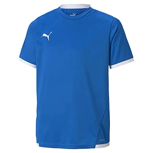 Zeitlich begrenztes Angebot: PUMA Unisex Kinder Teamliga Jersey Jr Shirt, Electric Blue Lemonade-puma White, 176 EU von 17.95 € auf 11.99 € (33% Rabatt)