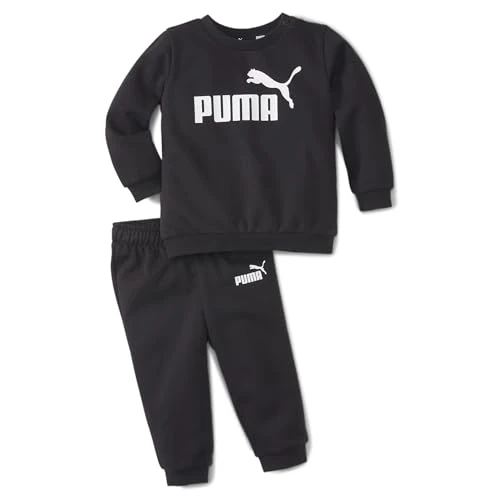 Limited-time offer: PUMA Minicats ESS Crew Jogger FL Jog Suit Unisex Baby, Cotton Black, 98 from 22.14 GBP to 22.14 GBP (save 0%)
