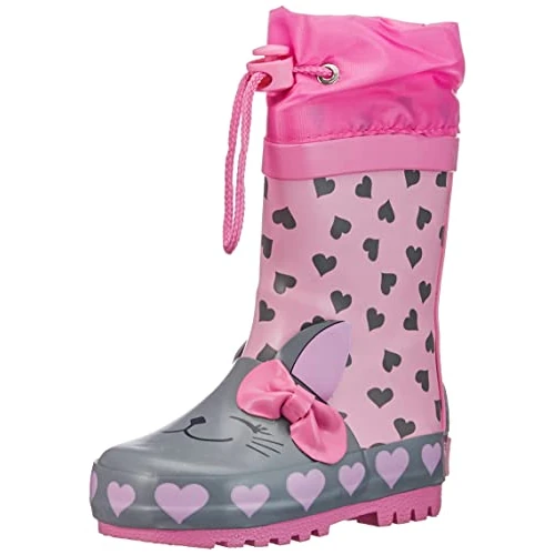 Limited-time offer: Playshoes Katze, Rain Boot, rosa, from 26.99 GBP to 26.99 GBP (save 0%)