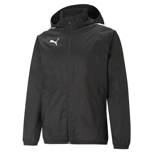 Limited-time offer: PUMA unisex-child teamLIGA All Weather JKT Jr Sweater, Puma Black-puma Black, size:140 from 32.98 GBP to 32.98 GBP (save 0%)