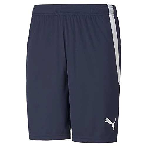 Limited-time offer: PUMA Men's Teamliga Shorts, Peacoat-puma White, L UK from 16.00 GBP to 11.08 GBP (save 31%)