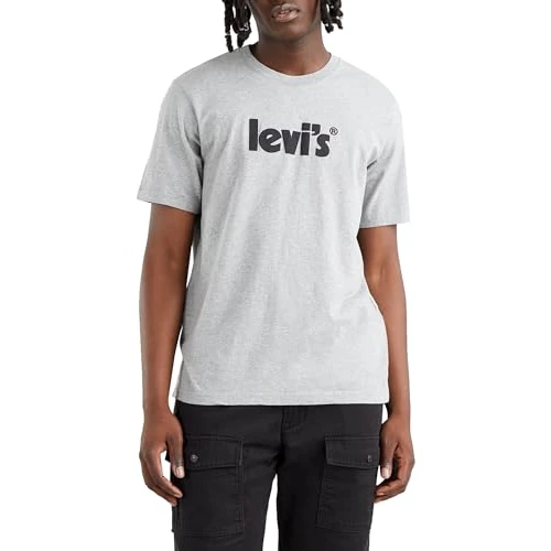 Levi's Men's Ss Relaxed Fit Tee T-Shirt, Poster Logo Mhg, XS