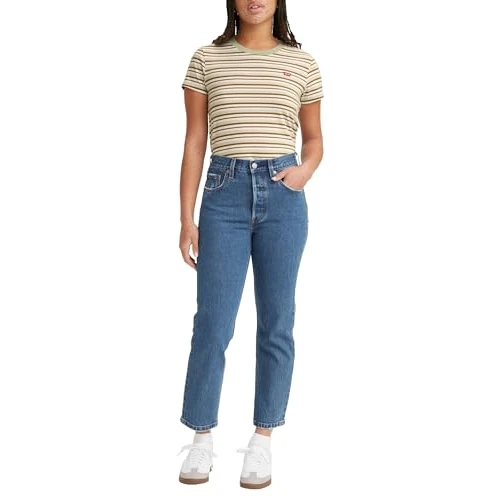 Oferta limitada: Levi's 501 Crop Vaqueros, Jazz Pop, 31W / 30L Mujer de 110.00 EUR a 55.00 EUR (ahorro 50%)
