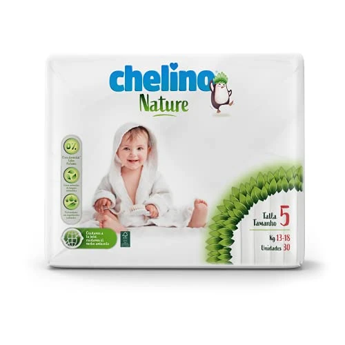 Oferta limitowana: Chelino Nature Pieluchy dziecięce rozmiar 5 (13-18 kg), 180 pieluch z 261.63 zł na 261.63 zł (oszczędź 0.00%)