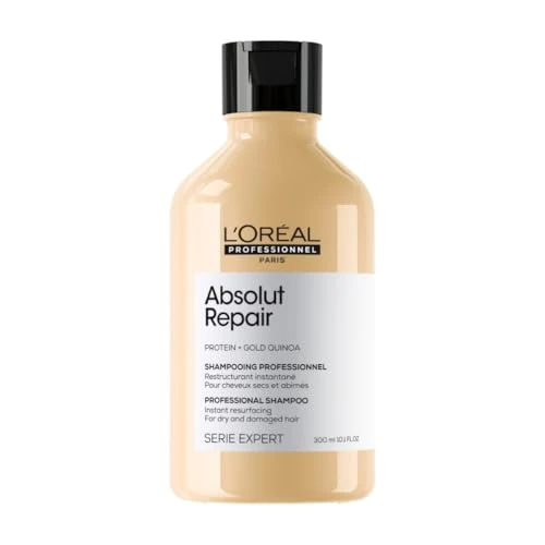 L’Oréal Professionnel | Champú Tratamiento Reconstructor para pelo seco y dañado, Absolut Repair, SERIE EXPERT, 750ml