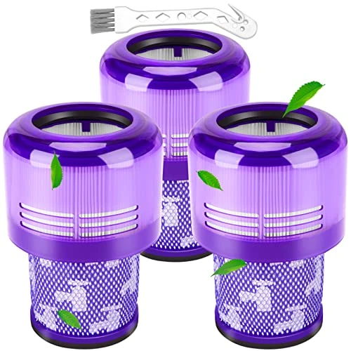 Offerta a tempo: Smyidel Filtro per filtri per Dyson V11,3 Pack di ricambio per aspirapolvere V11,Filtro per Dyson V15 V11 SV14 SV17 SV22 Detect Animal Absolute Extra Pro Torque Drive Vacuum,Sostituire# 970013-02 - 31% da 25.99 € a 17.99 €