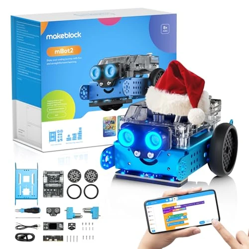 Limitiertes Angebot: Makeblock mBot 2 Programmierbarer Roboter für Kinder, AI Roboter Spielzeug mit WiFi Fernbedienung, mit Scratch und Python Kompatibles, Intelligent STEM Bausatz Geschenk für Kinder ab 8 Jahren von 169.99 EUR auf 135.99 EUR (Spare 20%)
