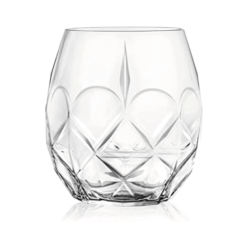 Tijdelijke aanbieding: RCR Cristalleria Italiana S.p.a. Line Alkemist | Moderne glazen waterglazen set van 6 kristallen glazen, 38 cl van 26.00 EUR naar 26.00 EUR (korting 0%)