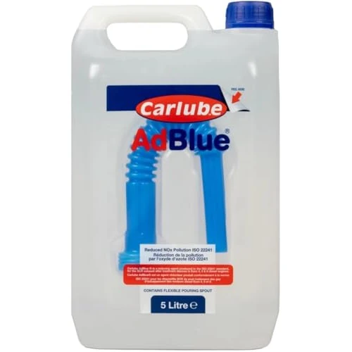 Offerta a tempo: Bluecol Carlube AdBlue 5L con Beccuccio Integrato Antigoccia, Fluido AUS32 per Motori Diesel Euro 4 5 6, Compatibile SCR, Riduce Emissioni NOx, Conforme ISO 22241 - 0.00% da 12.69 € a 12.69 €