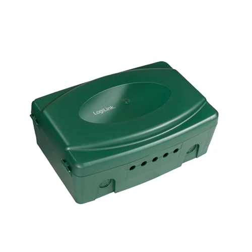 Offerta a tempo: LogiLink - Scatola elettronica resistente alle intemperie per esterni (esterni), in verde, con protezione da polvere e spruzzi d'acqua (IP54), 32 x 21 x 11,5 cm - 0.00% da 34.27 € a 34.27 €